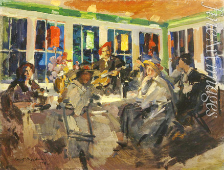 Korovin Konstantin Alexeyevich - In a café