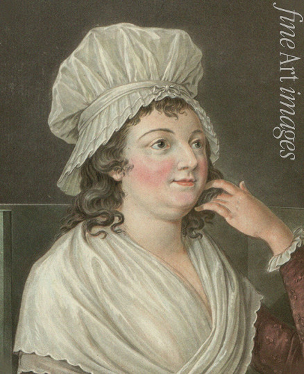 Unbekannter Künstler - Porträt von Charlotte Corday (1768-1793)