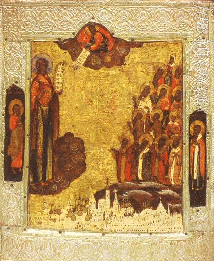 Byzantinische Ikone - Gottesmutter Bogoljubskaja