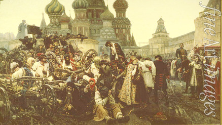 Surikov Vasili Ivanovich - Morning of the Strelets' Execution