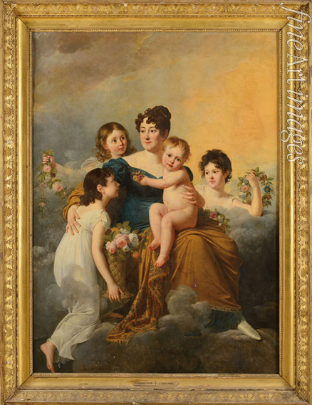Lefévre Robert - Marquise de Radepont umgeben von ihren Kindern