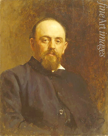 Repin Ilya Yefimovich - Portrait of Savva Mamontov, the founder of the first privat Russian opera theatre
