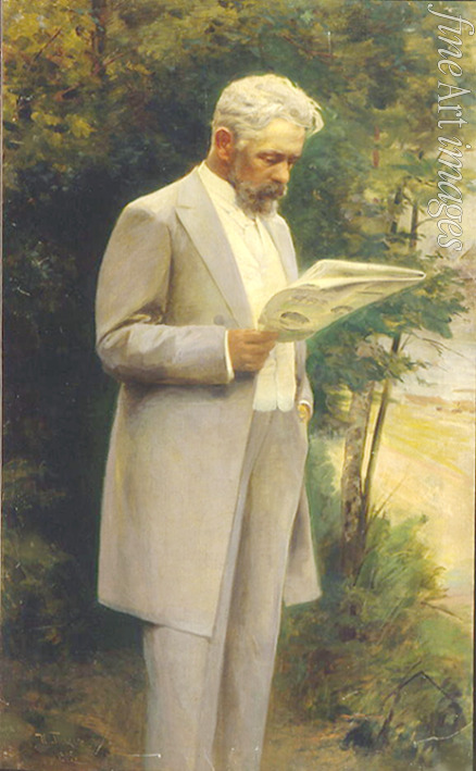 Pass Israel Abramowitsch - Porträt des Schriftstellers Nikolai G. Garin (1852-1906)