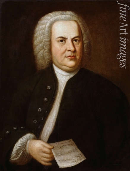 Haussmann Elias Gottlob - Portrait of Johann Sebastian Bach