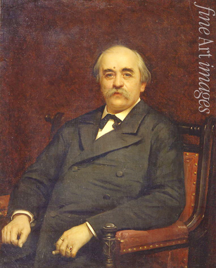Kramskoi Iwan Nikolajewitsch - Porträt des Schriftstellers Grigori Danilewski (1829-1890)