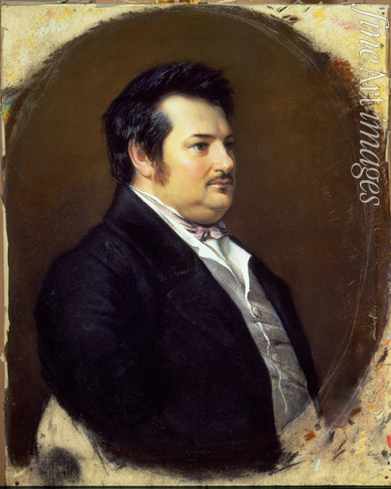 Gérard-Seguin Jean-Alfred - Porträt von Honoré de Balzac (1799-1850)