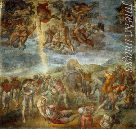 Buonarroti Michelangelo - Die Bekehrung des heiligen Paulus