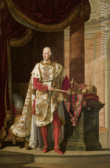 Höchle Johann Baptist - Porträt des Kaisers Franz II. (1768-1835) im Ornat des Leopold-Ordens