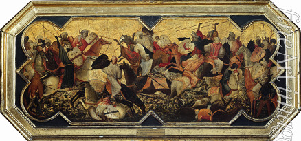 Starnina Gherardo - Cassone (marriage chest) with an oriental cavalry battle