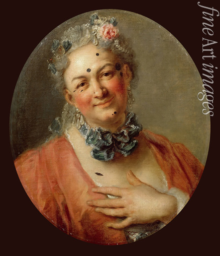 Coypel Charles-Antoine - Pierre Jélyotte (1713-1797) in the Role of the Nymph Plataea in Comic Opera 