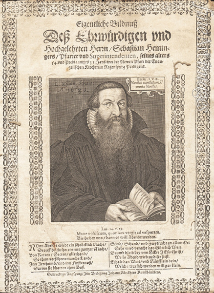 Kilian Lucas - Porträt von Sebastian Hemminger (1577-1628) 