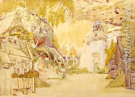 Vrubel Mikhail Alexandrovich - Stage design for the opera The Tsar's bride by N. Rimsky-Korsakov