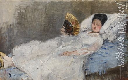 Morisot Berthe - Portrait of Madame Hubbard