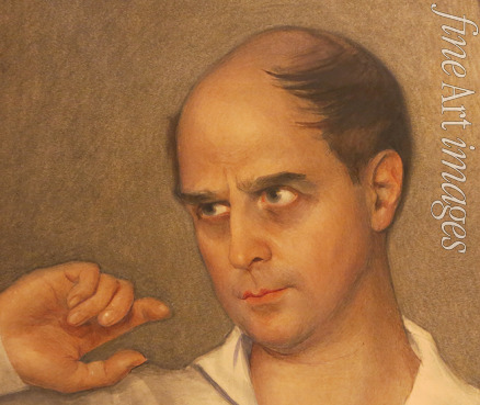 Sorin Saweli Abramowitsch - Porträt von Michel Fokine (1880-1942) Detail
