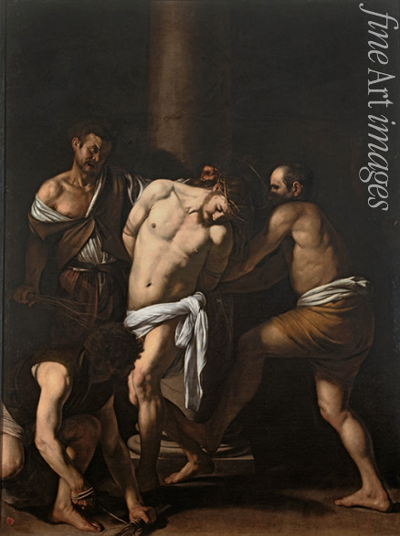 Caravaggio Michelangelo - Die Geißelung Jesu