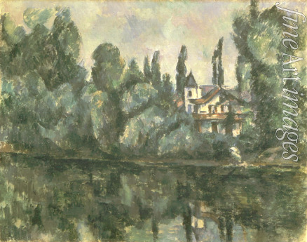 Cézanne Paul - Das Ufer der Marne (Villa am Fluß)