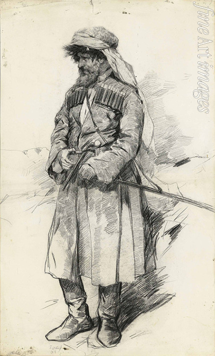 Roubaud Franz - Imam Schamil am 25. August 1859