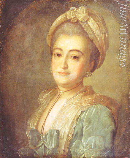 Rokotov Fyodor Stepanovich - Portrait of Countess Elisabeth Lobanova-Rostovskaya