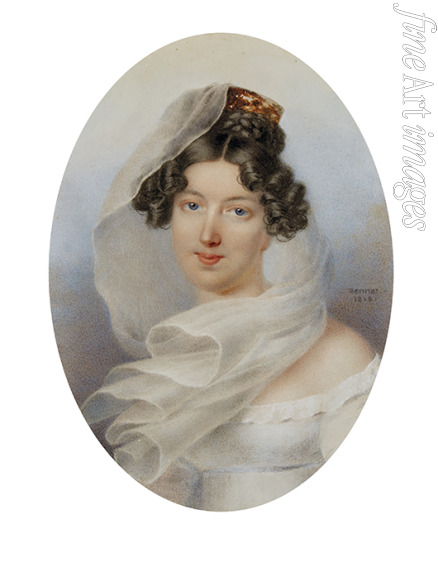 Benner Jean-Henri - Porträt von Fürstin Sinaida Alexandrowna Wolkonskaja (1792-1862), geb. Belosselskaja-Beloserskaja