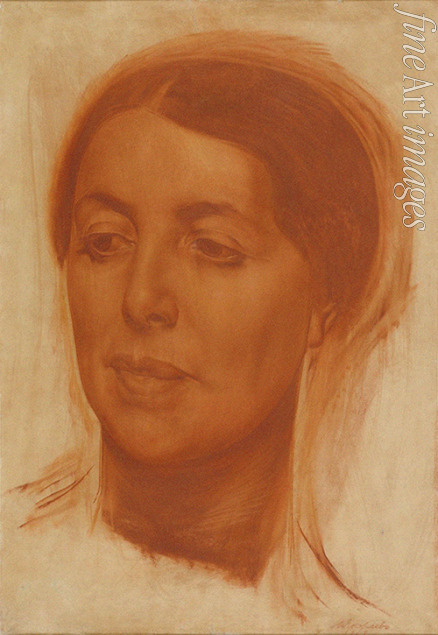 Jakowlew Alexander Jewgenjewitsch - Porträt von Maria Samojlowna Zetlin (1882-1976), geb. Tumarkina