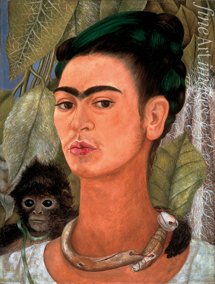 Kahlo Frida - Self-portrait with Monkey