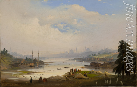 Caffi Ippolito - View of the Constantinople