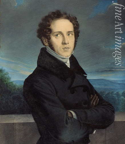 Millet Jean-François - Portrait of the composer Vincenzo Bellini (1801-1835)