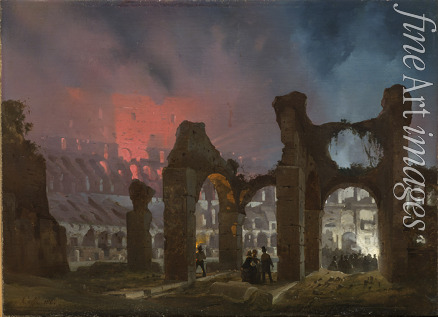 Caffi Ippolito - Rome's Colosseum illuminated