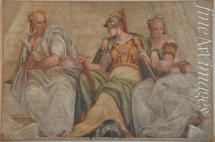 Veronese Paolo - Minerva zwischen Geometrie und Arithmetik