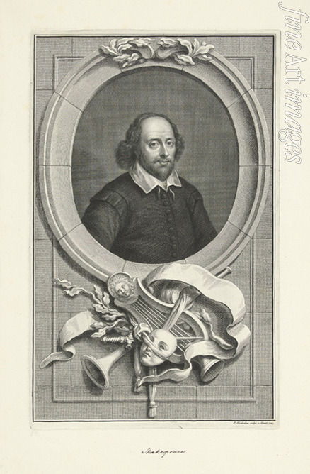 Houbraken Jacob - Portrait of William Shakespeare (1564-1616)