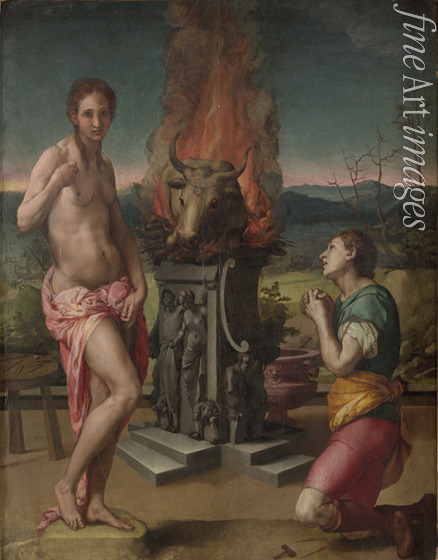 Bronzino Agnolo - Pygmalion and Galatea