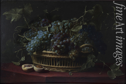 Snyders Frans - Still life with a basket of grapes