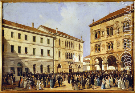 Seffer Alessandro - Esposizione del tricolore in Piazza Duomo 