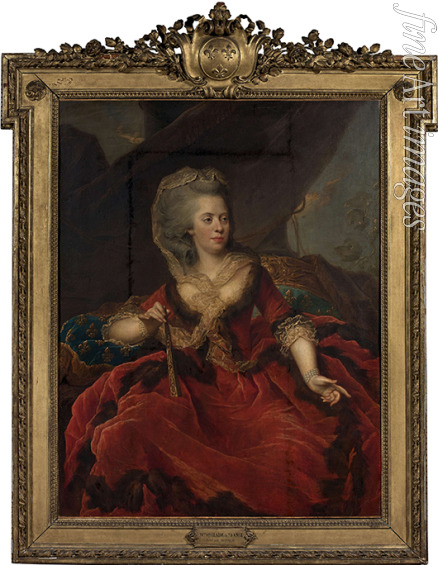 Heinsius Johann Ernst - Portrait of Princess Marie Adélaïde of France (1732-1800)