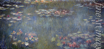 Monet Claude - Seerosenteich, grüne Reflexion (Le Bassin aux nymphéas, reflets verts)