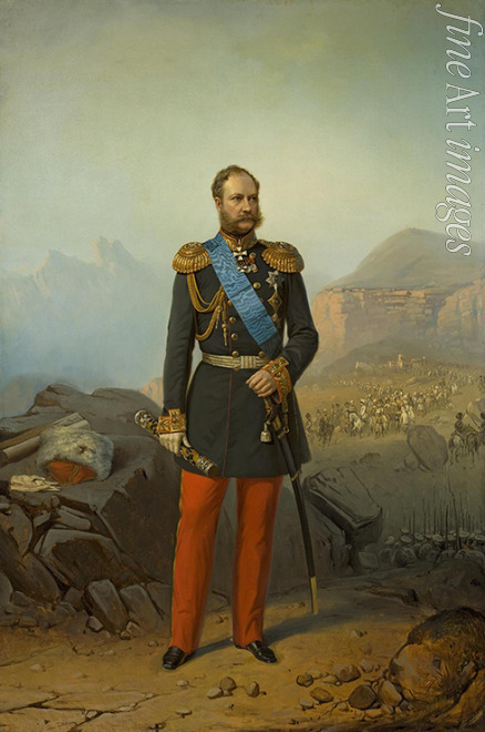 Bottmann Jegor (Gregor) - Porträt von Fürst Alexander Iwanowitsch Barjatinski (1815-1879)