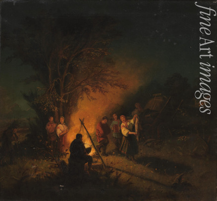 Solomatkin Leonid Ivanovich - Around the Campfire