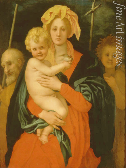 Pontormo - Madonna und Kind mit heiligen Joseph und Johannesknaben
