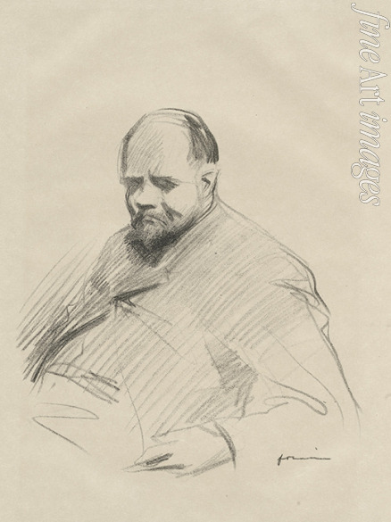 Forain Jean-Louis - Porträt von Ambroise Vollard (1865-1939)