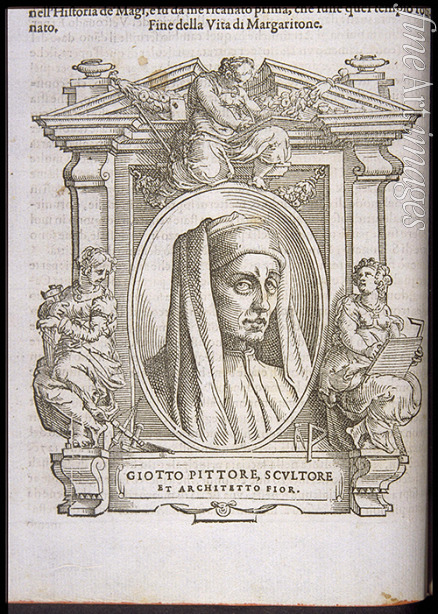Vasari Giorgio - Giotto di Bondone. Aus: Giorgio Vasari, Lebensbeschreibungen der berühmtesten Maler, Bildhauer und Architekten
