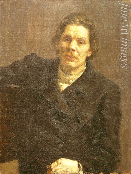 Repin Ilya Yefimovich - Portrait of the author Maxim Gorky (1868-1939)