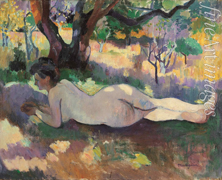 Manguin Henri Charles - Nude under the Trees (Nu sous les arbres)