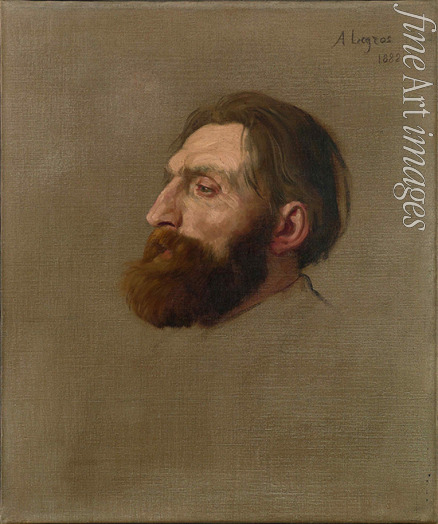 Legros Alphonse - Porträt von Auguste Rodin (1840-1917)