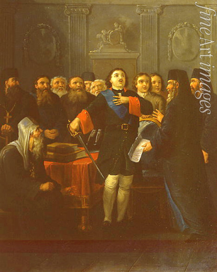 Tupylew Iwan Filippowitsch - Zar Peter I. gründet den Heiligen Synod
