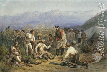 Filippow Konstantin Nikolajewitsch - Nach dem Kampf. Szene aus dem Krimkrieg 1855
