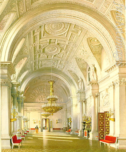 Premazzi Ludwig (Luigi) - The White Hall in the Winter palace in St. Petersburg