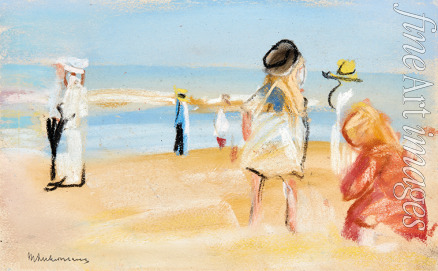 Liebermann Max - Figures on the beach