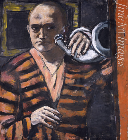 Beckmann Max - Self-Portrait with Horn