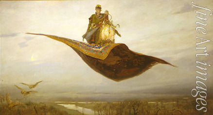 Vasnetsov Viktor Mikhaylovich - Riding a Flying Carpet