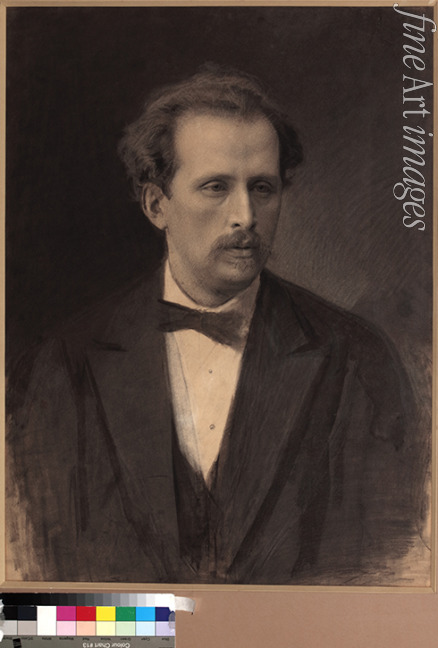 Anonymous - Portrait of the pianist and composer Nikolay Rubinstein (1835-1881)